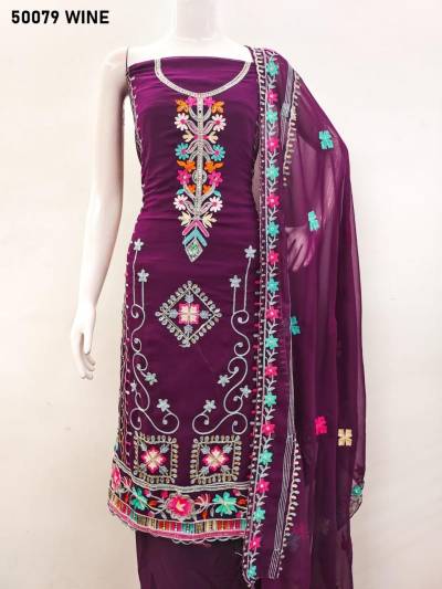 D.NO. 50079 COLOUR’S BY GANGOUR NX GEORGETTE SALWAR KAMEEZ WHOLESALER IN INDIA